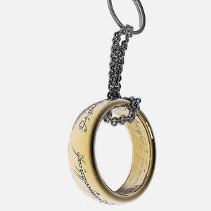AbyStyle Lord of the Rings The One Ring of Power Keychain Key Ring Tolkien New